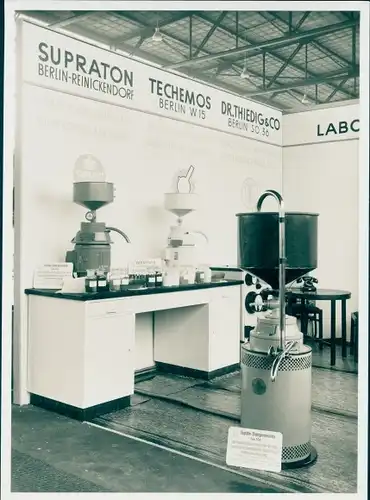 Foto Messestand Supraton, Techemos, Dr. Thiedig & Co., Berlin Reinickendorf