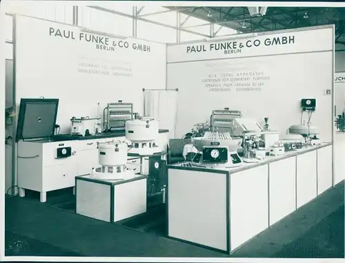 Foto Messestand, Paul Funke & Co. GmbH Berlin, 7. Oktober 1950