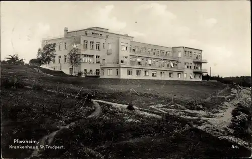 Ak Pforzheim im Schwarzwald, Krankenhaus St. Trudpert