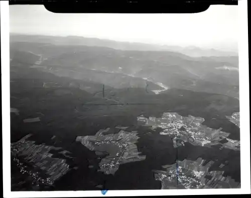 Foto Oberlengenhardt Schömberg im Schwarzwald Württemberg, Fliegeraufnahme