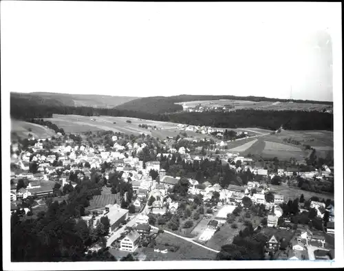Foto Schömberg im Schwarzwald Württemberg, Fliegeraufnahme
