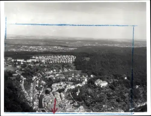 Foto Neuenbürg im Schwarzwald Württemberg, Fliegeraufnahme
