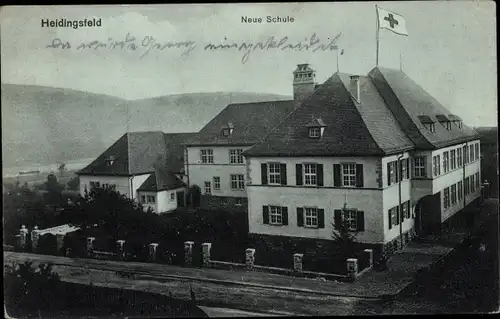 Ak Heidingsfeld Würzburg am Main Unterfranken, Neue Schule