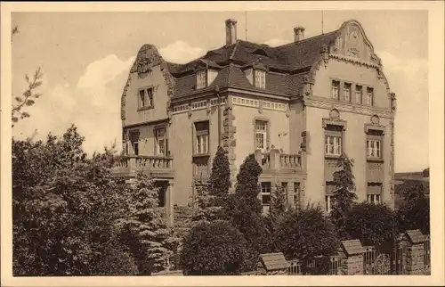 Ak Poppenhausen in Unterfranken, Villa Werner