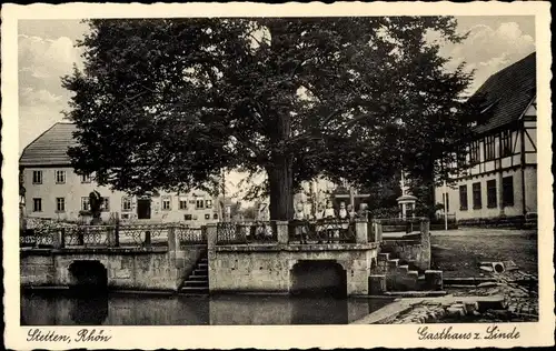 Ak Stetten Sondheim vor der Rhön Unterfranken, Gasthaus zur Linde