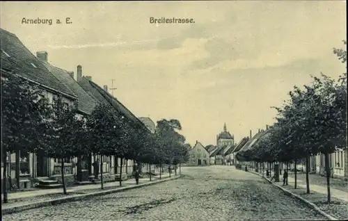 Ak Arneburg an der Elbe, Breitestraße