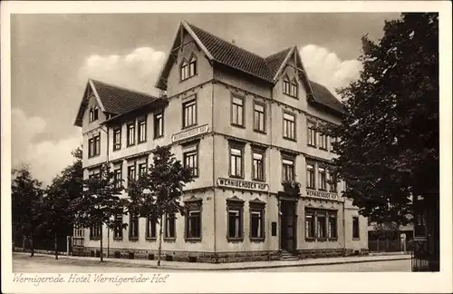 Ak Wernigerode im Harz, Hotel Wernigeröder Hof