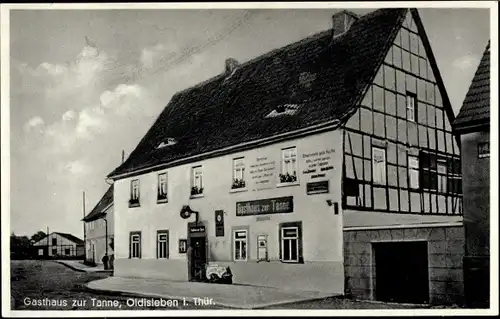 Ak Oldisleben am Kyffhäuser Thüringen, Gasthaus zur Tanne