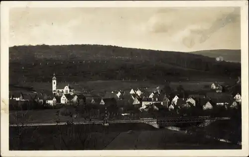 Ak Bammental in Baden, Blick auf den Ort