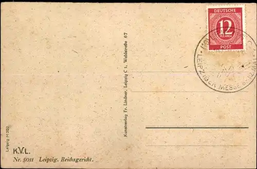 Ak Leipzig in Sachsen, Reichsgericht