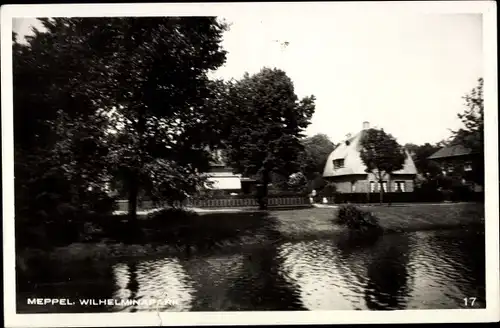 Ak Meppel Drenthe Niederlande, Wilhelminapark