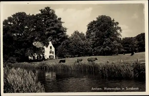 Ak Arnhem Gelderland Niederlande, Watermolen, Sonsbeek