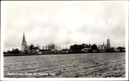 Ak Middelbeers Nordbrabant Niederlande, Oude en Nieuwe Kerk