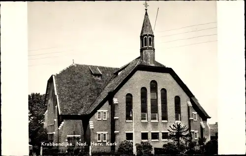Ak Krabbendijke Zeeland, Ned. Herv. Kerk