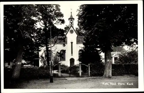 Ak Kats Zeeland Niederlande, Ned. Herv. Kerk