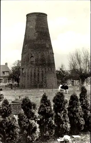 Ak Nieuwvliet Zeeland Niederlande, Korenmolen