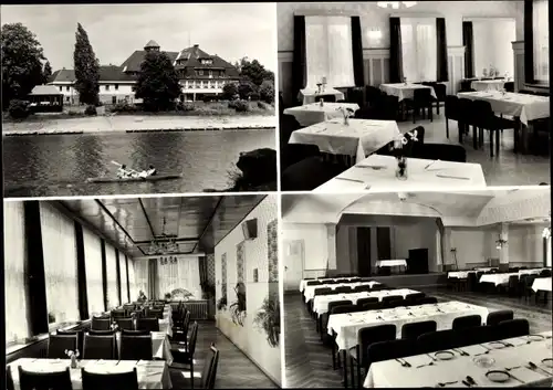 Ak Paulsdorf Dippoldiswalde im Osterzgebirge, Gasthof Seeblick an der Maltertalsperre, Inneres