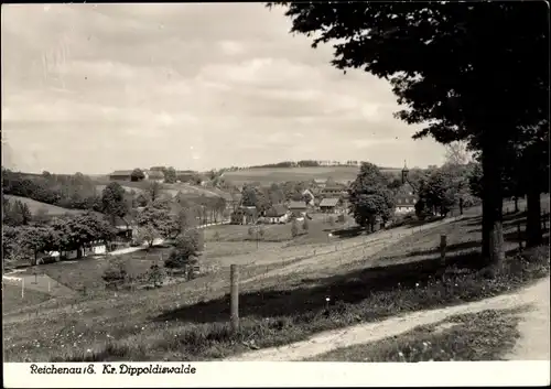 Ak Reichenau im Erzgebirge, Panorama