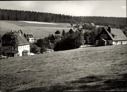 Ak Tellerhäuser Breitenbrunn Erzgebirge, Ortsansicht