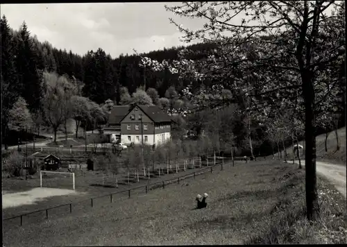 Ak Waschleithe Grünhain Beierfeld im Erzgebirge, Gaststätte Osterlamm