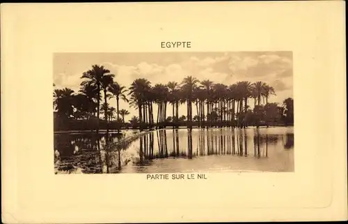 Ak Ägypten, Partie sur le Nil