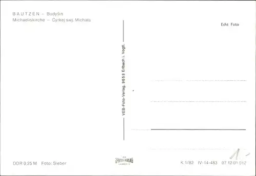 Ak Bautzen in der Lausitz, Michaeliskirche