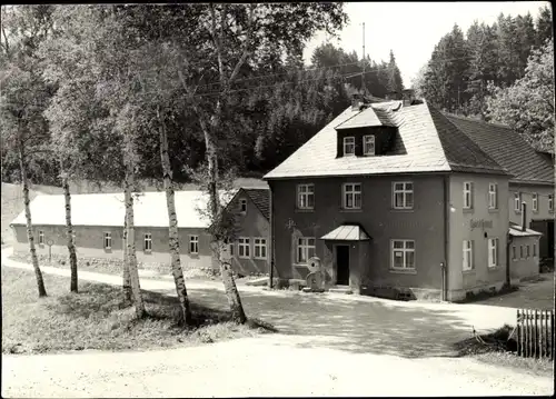 Foto Ak Stützengrün im Erzgebirge Sachsen, Gasthaus Stollmühle