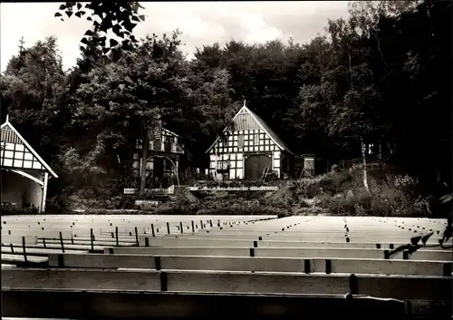 Ak Oberbauerschaft Hüllhorst Westfalen, Freilichtbühne