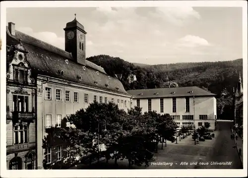 Ak Heidelberg am Neckar, Alte und neue Universität