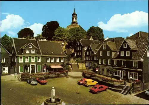 Ak Gräfrath Solingen in Nordrhein Westfalen, Marktplatz, Autos