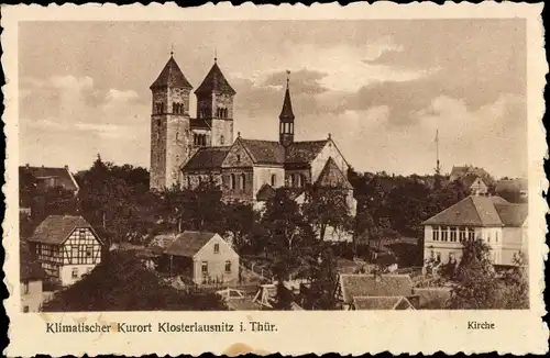 Ak Bad Klosterlausnitz Thüringen, Kirche und Umgebung