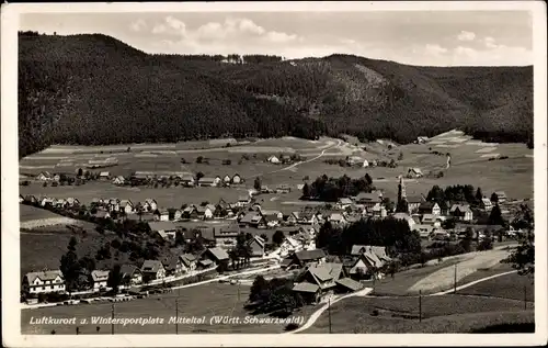 Ak Mitteltal Baiersbronn im Schwarzwald, Panorama