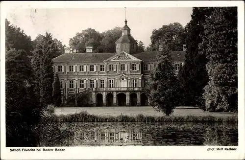 Ak Rastatt im Schwarzwald, Schloss Favorite