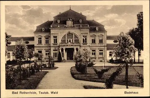 Ak Bad Rothenfelde am Teutoburger Wald, Badehaus