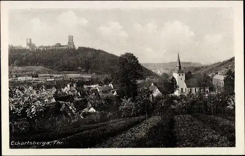 Ak Eckartsberga Burgenlandkreis, Panorama
