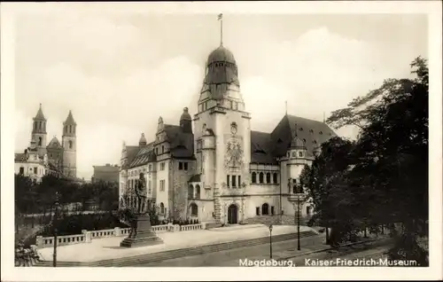 Ak Magdeburg an der Elbe, Kaiser-Friedrich-Museum