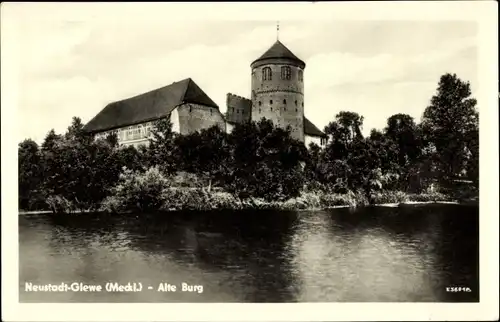 Ak Neustadt Glewe in Mecklenburg, Alte Burg