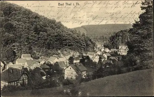 Ak Bad Thal Ruhla in Thüringen, Blick auf den Ort