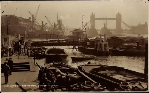 Ak London City England, The Tower Bridge