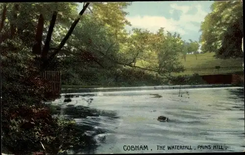 Ak Cobham Kent England, The Waterfall, Prins Hill