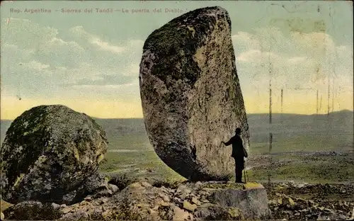 Ak Argentinien, Sierras del Tandil, La puerta del Diablo