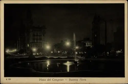 Ak Buenos Aires Argentinien, Plaza del Congreso