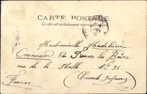 Ak Saigon Cochinchine Vietnam, Un Quartier Indigene