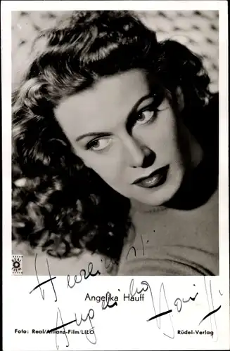 Ak Schauspielerin Angelika Hauff, Portrait, Film Lockende Gefahr