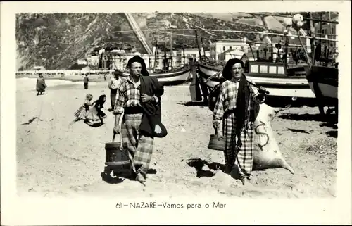 Ak Nazaré Nazareth Portugal, Vamos para o Mar