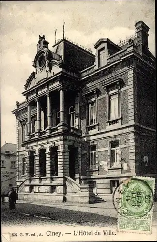 Ak Ciney Wallonien Namur, Hotel de Ville