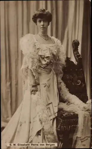 Ak Elisabeth Gabriele in Bayern, Königin von Belgien