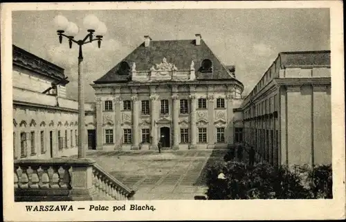 Ak Warszawa Warschau Polen, Palac pod Blacha
