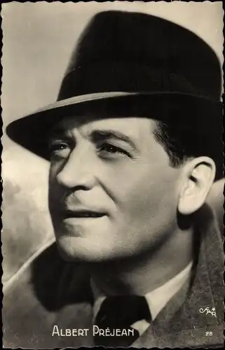 Ak Schauspieler Albert Préjean, Portrait