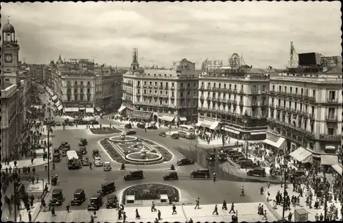Ak Madrid Spanien, Puerta Del Sol